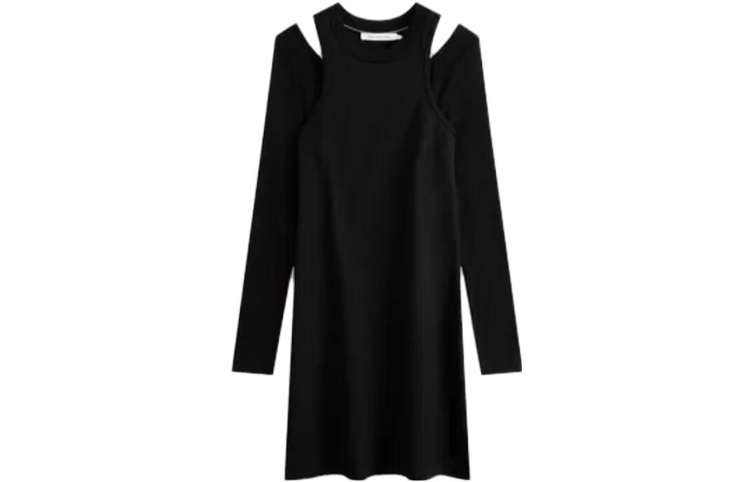 

Calvin Klein Женское платье с длинными рукавами, цвет Ck Black