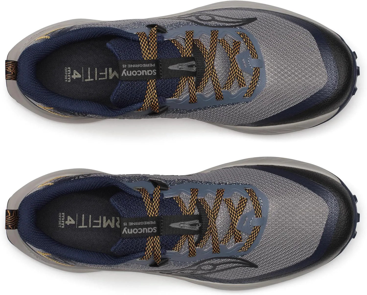 Мужские кроссовки для трейлового бега Saucony Peregrine 15, темно-синий — фото 3