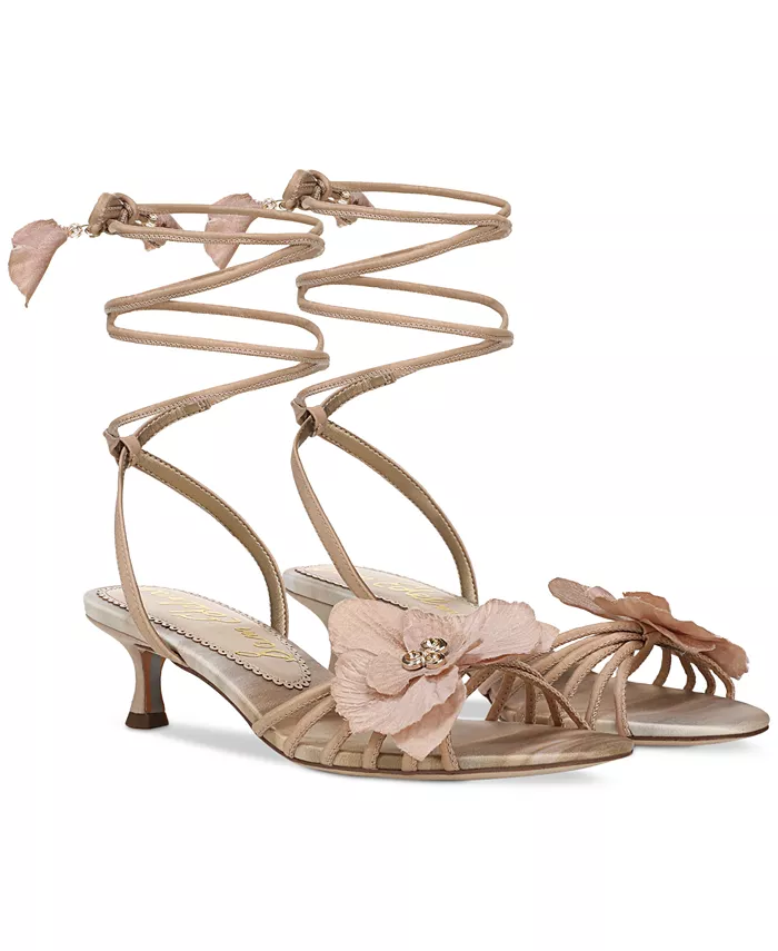 Женские туфли-лодочки Carla Strappy Dress Heels Sam Edelman, коричневый/бежевый