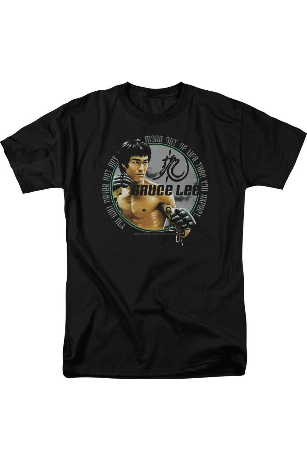 

Футболка с коротким рукавом для взрослых Bruce Lee Expectations Gildan, черный