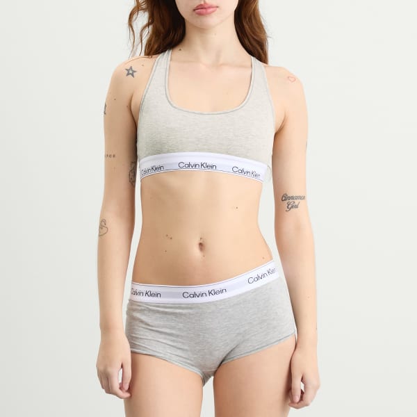 Бралетт Icon без подкладки Calvin Klein, серый heather — фото 3