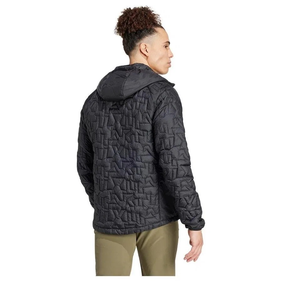 Мужской утепленный куртка-пуховик XPR LF HO JKT adidas, Черный — фото 4