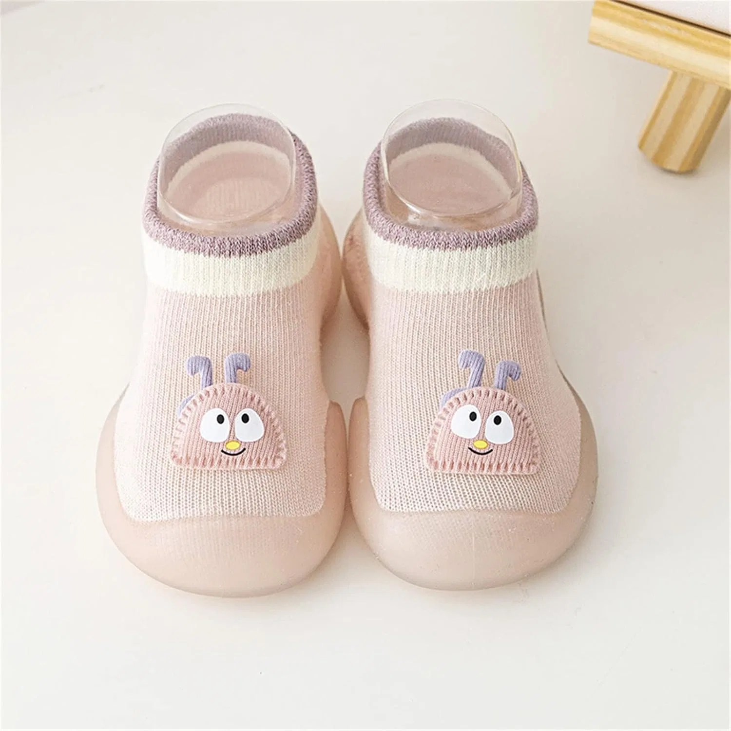Детские туфли Мэри Джейн для девочек с принтом SZZY, Pink — фото 3