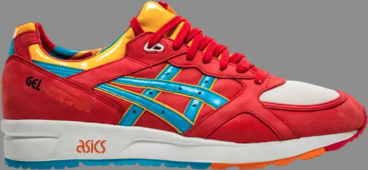 Кроссовки patta x parra x gel lyte speed '5 year anniversary' Asics, красный — фото 2