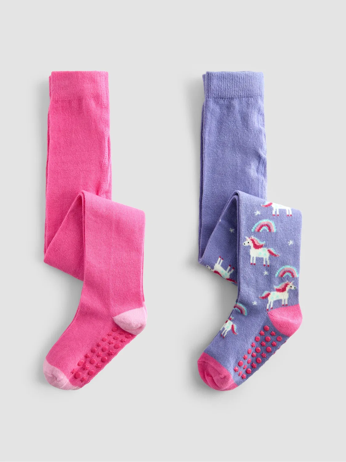 Колготки с единорогом, JoJo Maman Bébé, розовый