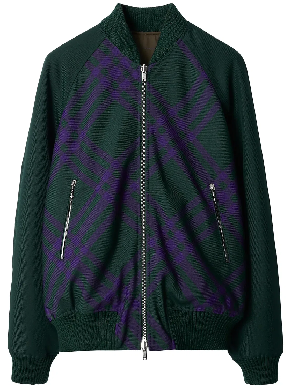 Реверсивная бомбер-куртка Burberry, коричневый