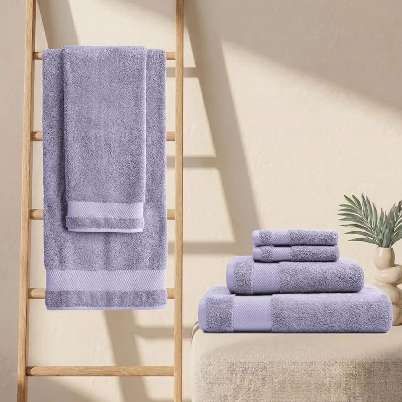 Набор мочалок для лица из органического хлопка, BIOWEAVES, 12 шт., 33x33 см, Lavender — фото 2