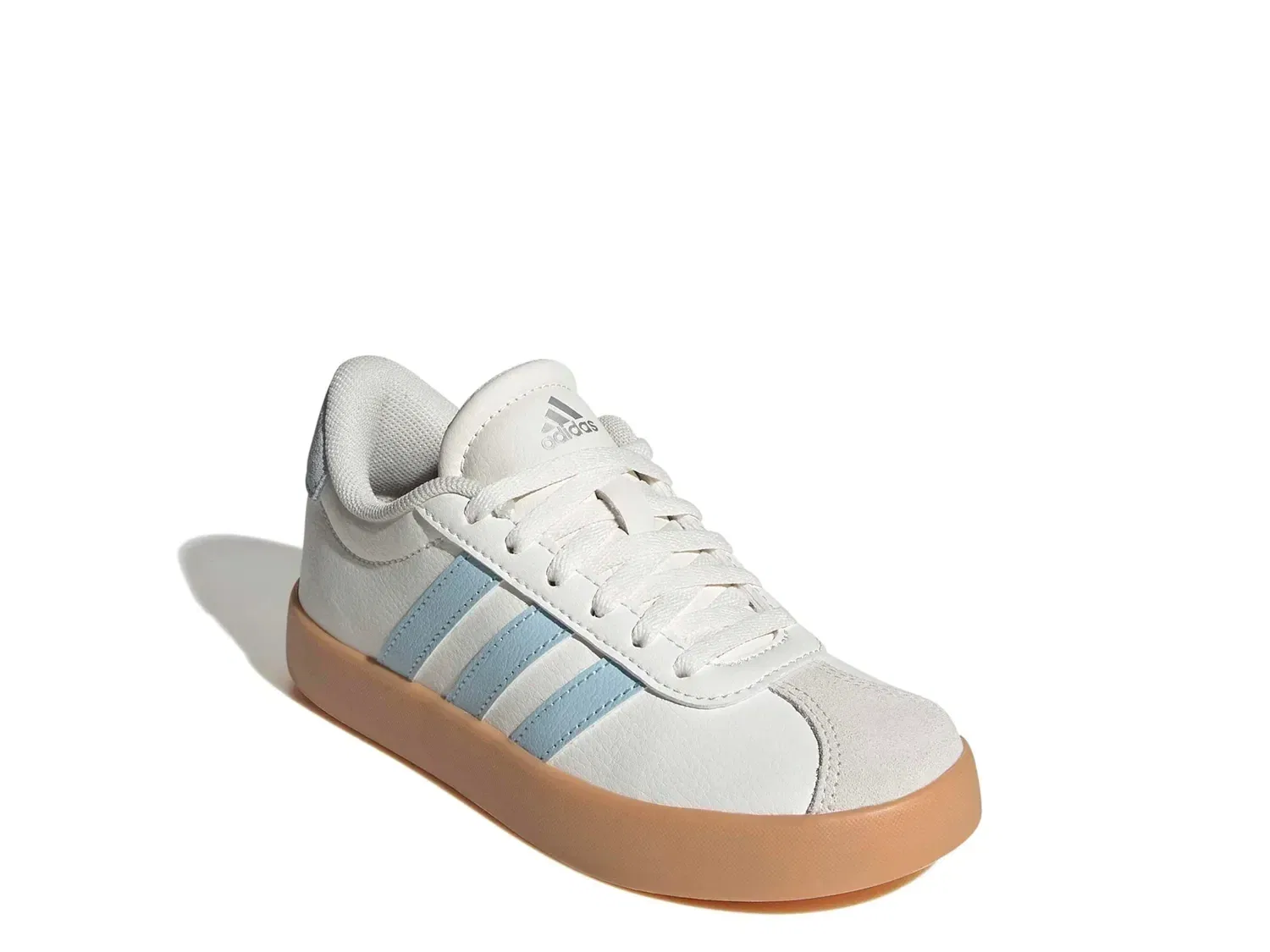 Кроссовки VL Court 3.0, детские, adidas, бело-синие