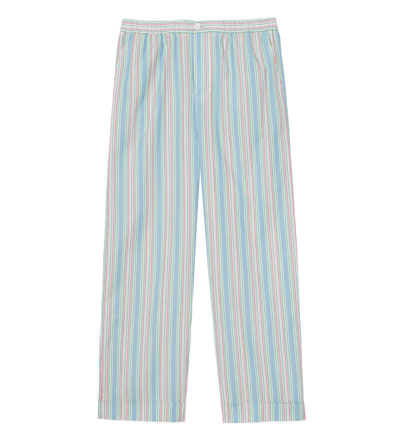 Брюки Zara Benito Antonio Collection Relaxed Fit Striped Jacquard, светло-синий — фото 3
