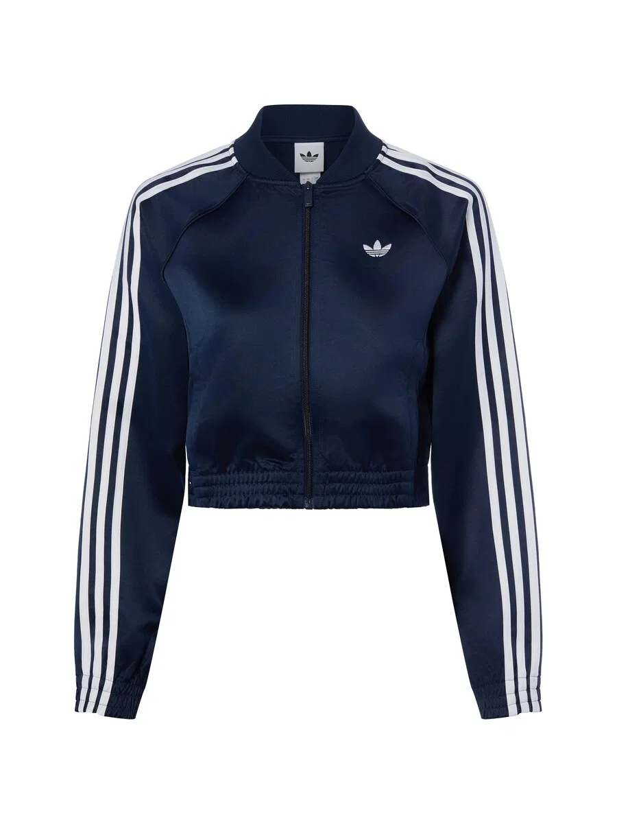 Худи на молнии ADIDAS ORIGINALS, цвет индиго