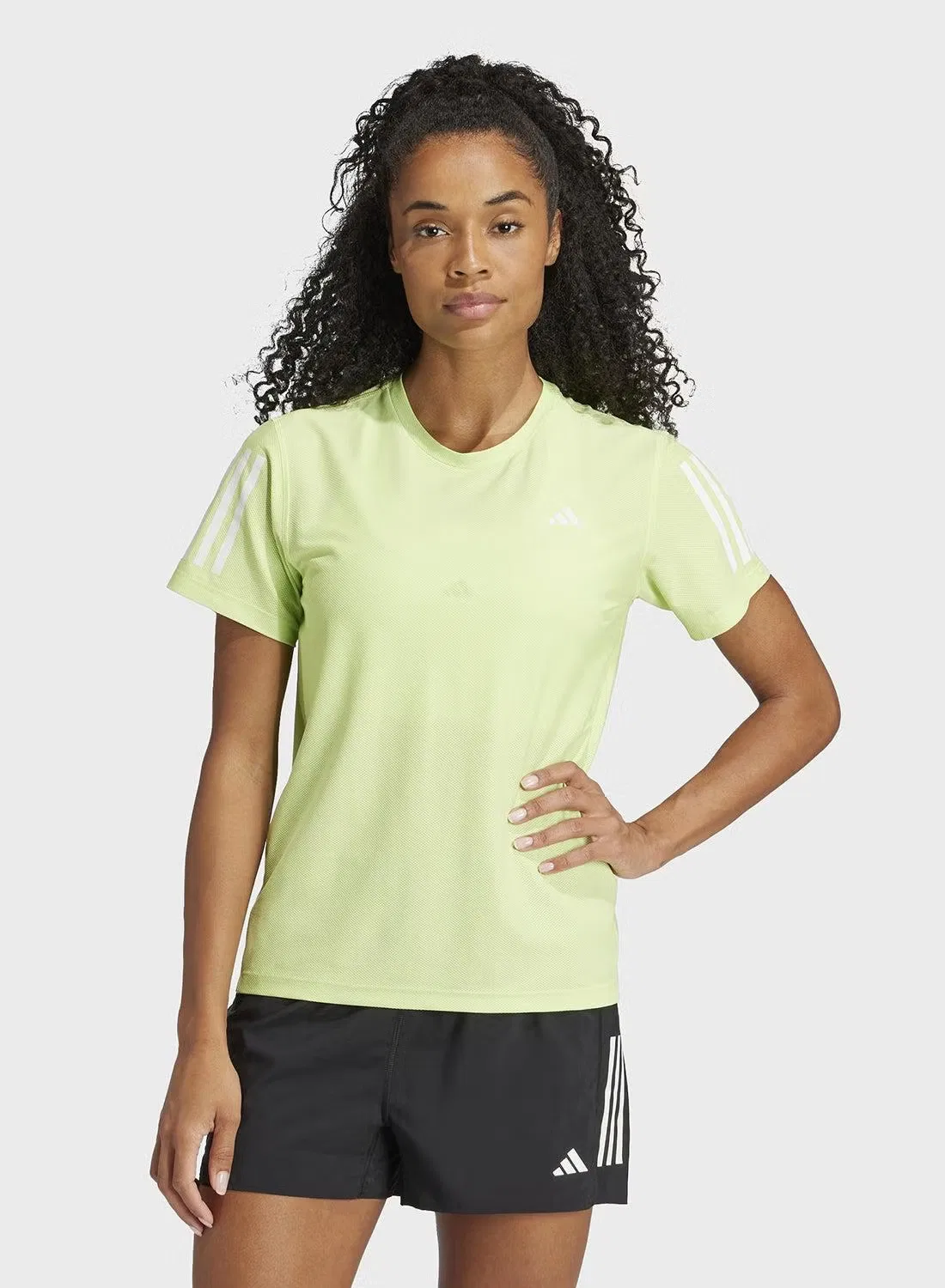 Футболка для бега с влагоотводящей тканью Own the Run Adidas, пуллум