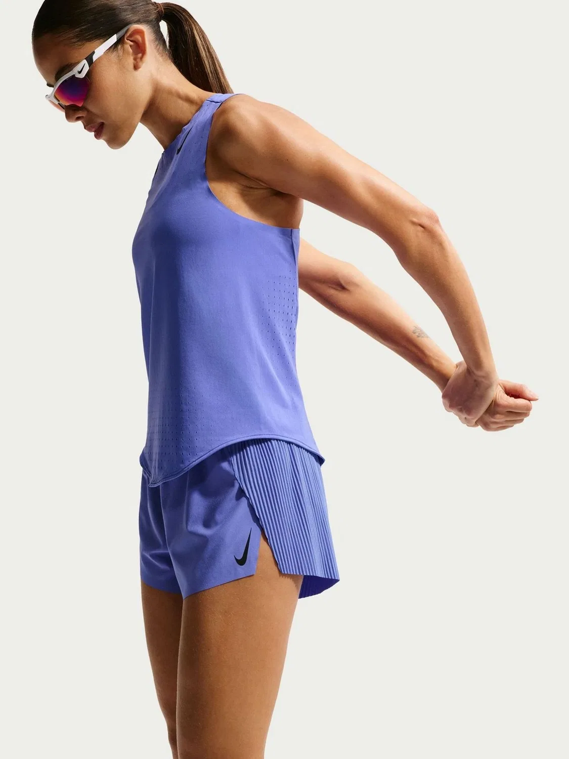 Шорты для бега Nike AeroSwift Dri-FIT ADV, сапфировый синий