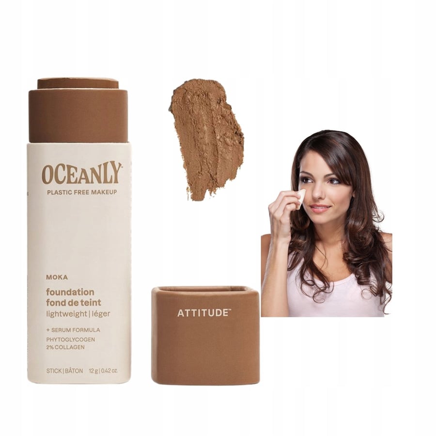 

MOKA Attitude Creamy Light Coverage Face Foundation Stick, натуральный