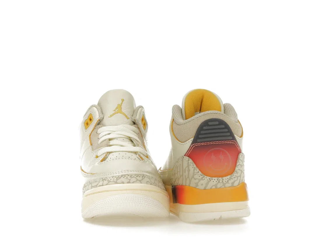 Детские кроссовки Lifestyle с принтом Jordan 3 Retro SP J Balvin Medellín Sunset (PS) Jordan, Multi-Color — фото 4