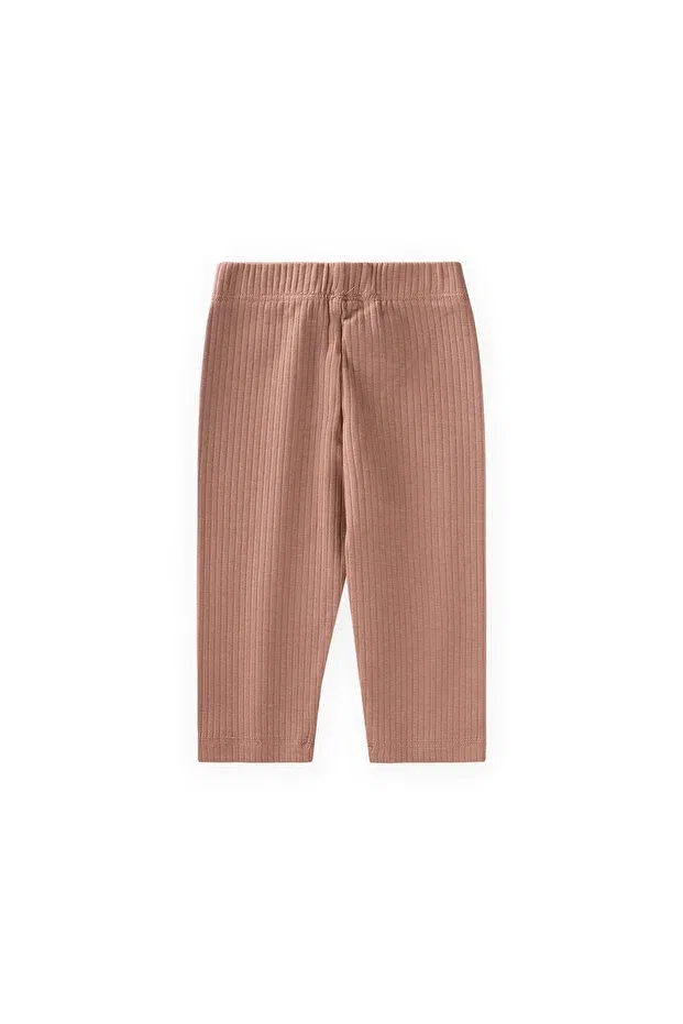 Детские леггинсы для девочек хлопковые Cigit, Brown — фото 3