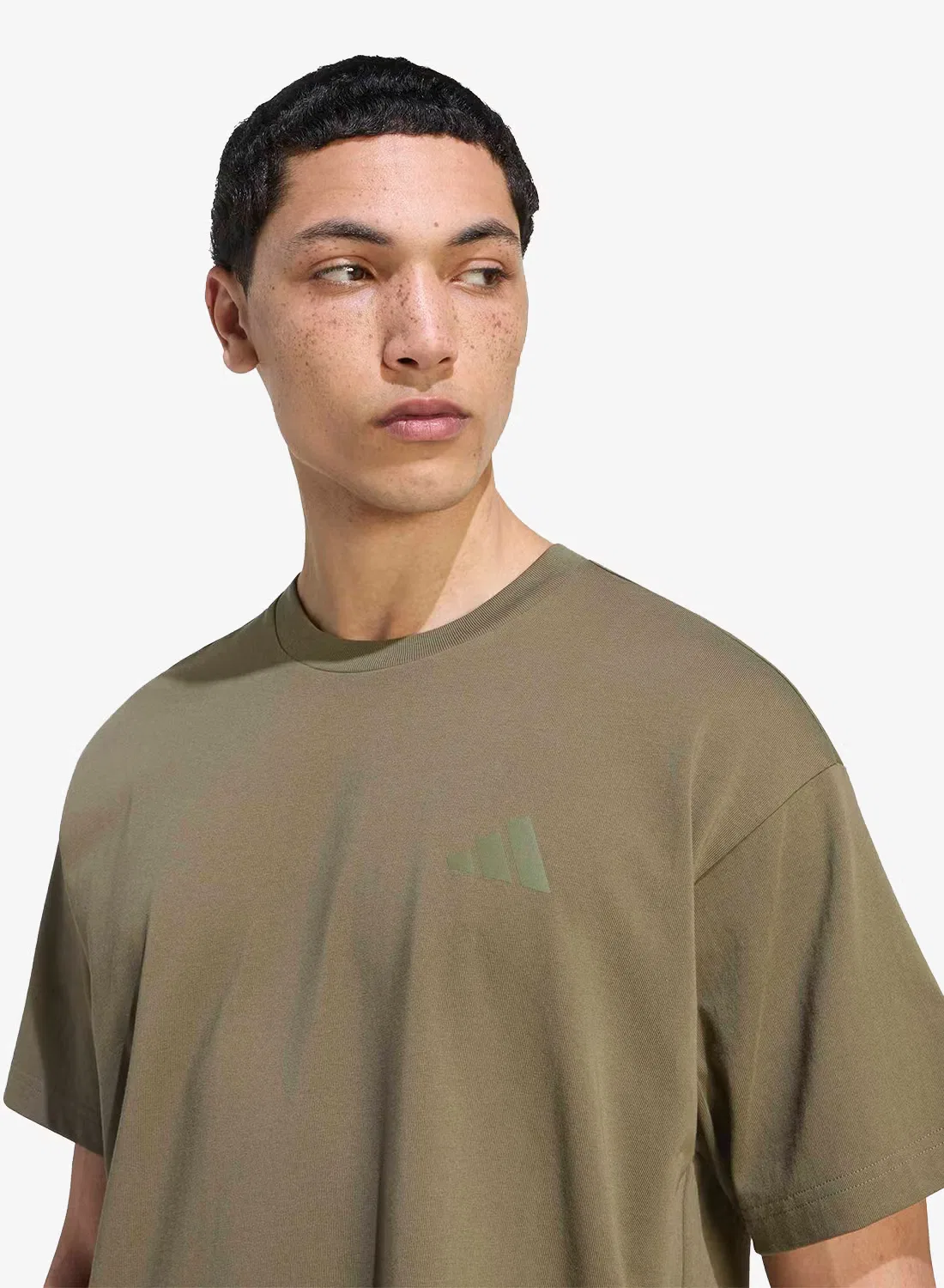 Футболка с принтом Elements Adidas, оливковый — фото 3