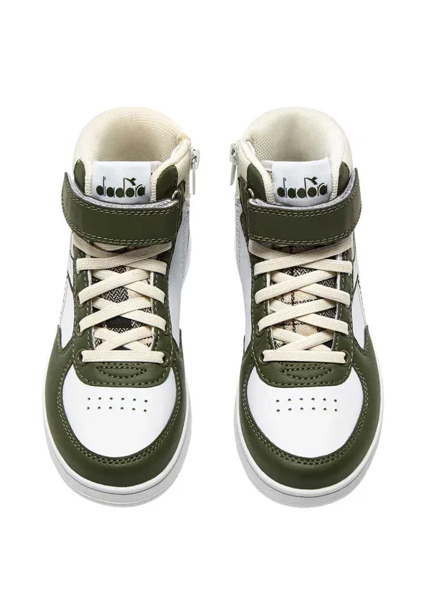 Кроссовки Raptor mid tartan ps 70229 var - высокие кроссовки Diadora, светло-серый — фото 3