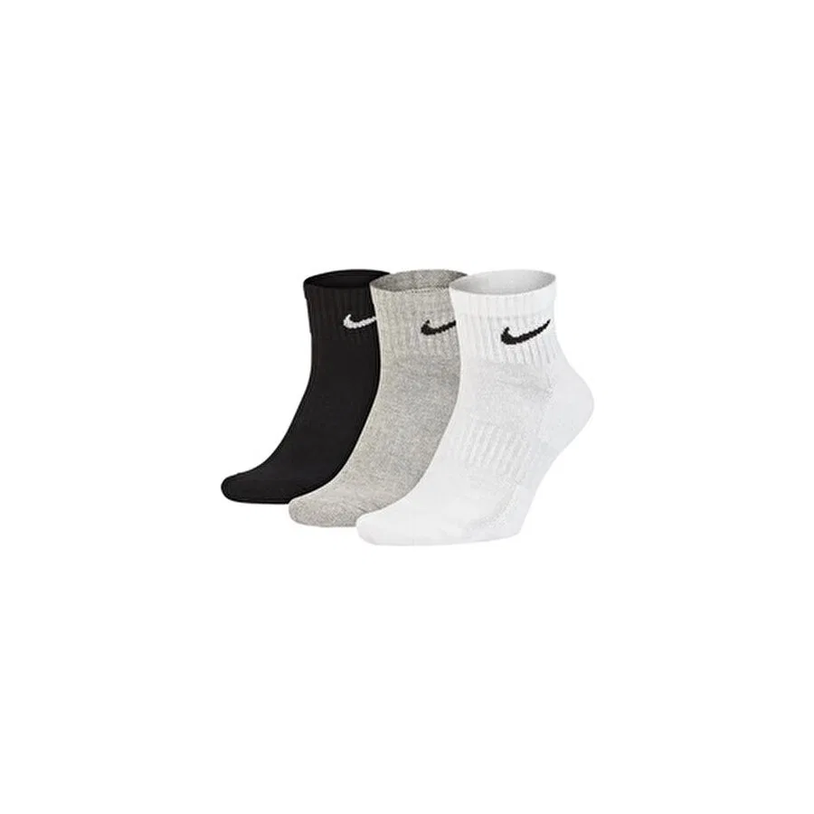 Носки спортивные с коротким паголенком, 3 пары, Nike, Белый