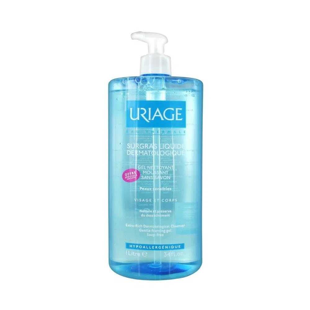 Гель для душа Uriage Surgras Liquid Dermatologique, 1 л