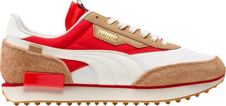 

Кроссовки Puma Future Rider Game On White Pebble Red, белый, Белый;коричневый, Кроссовки Puma Future Rider Game On White Pebble Red, белый