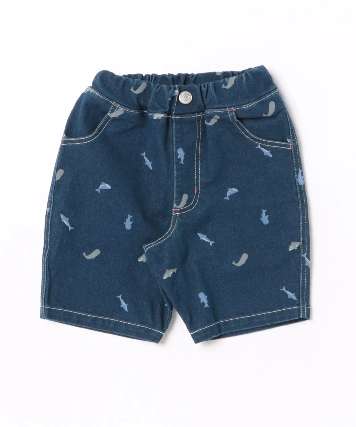 Детские джинсовые шорты с вышивкой SKAPE, Blue — фото 2