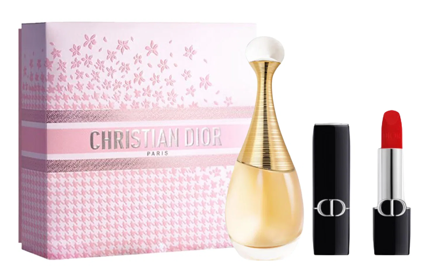Женский набор духов и помады DIOR True Me Intense, 50 мл + 3,5 г, Vivid Blue Gold