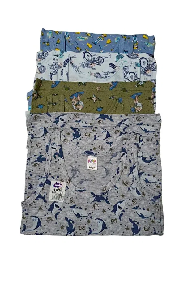 Детское для мальчиков топ-майка без рукавов 1014 boy's tank top Kota, Multicolored