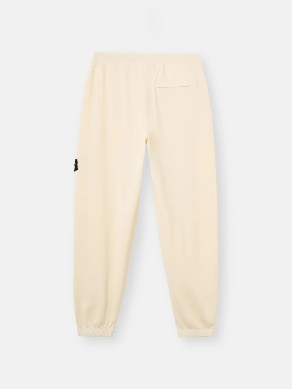 Мужские брюки-джоггеры Stone Island Loose-fit With Pockets And Elasticized Cuffs, айвори — фото 4