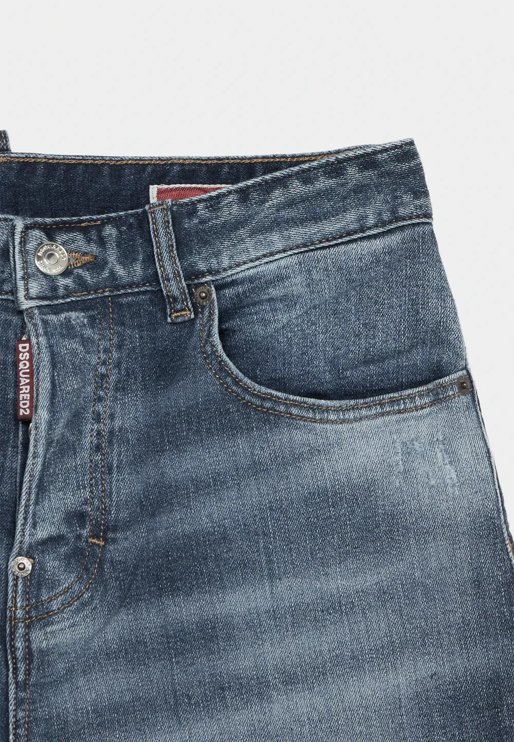 Свободные джинсы - джинсы свободного кроя Dsquared2, Blue — фото 4