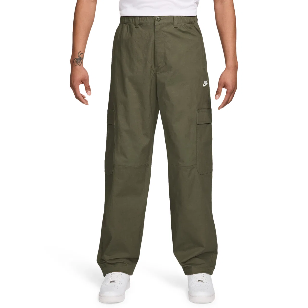 Мужские брюки карго Nike Club Woven, цвет Olive/Black