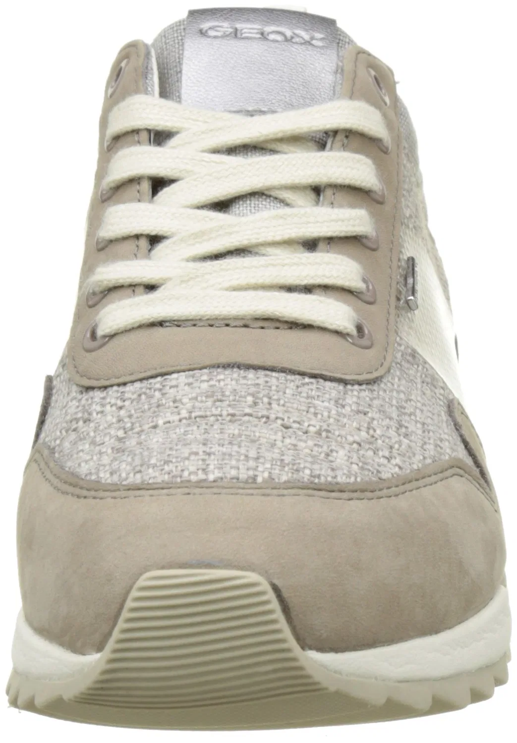 Детские кроссовки для девочек Amphibiox Geox, Beige Papyrus Taupec1sq6 — фото 2