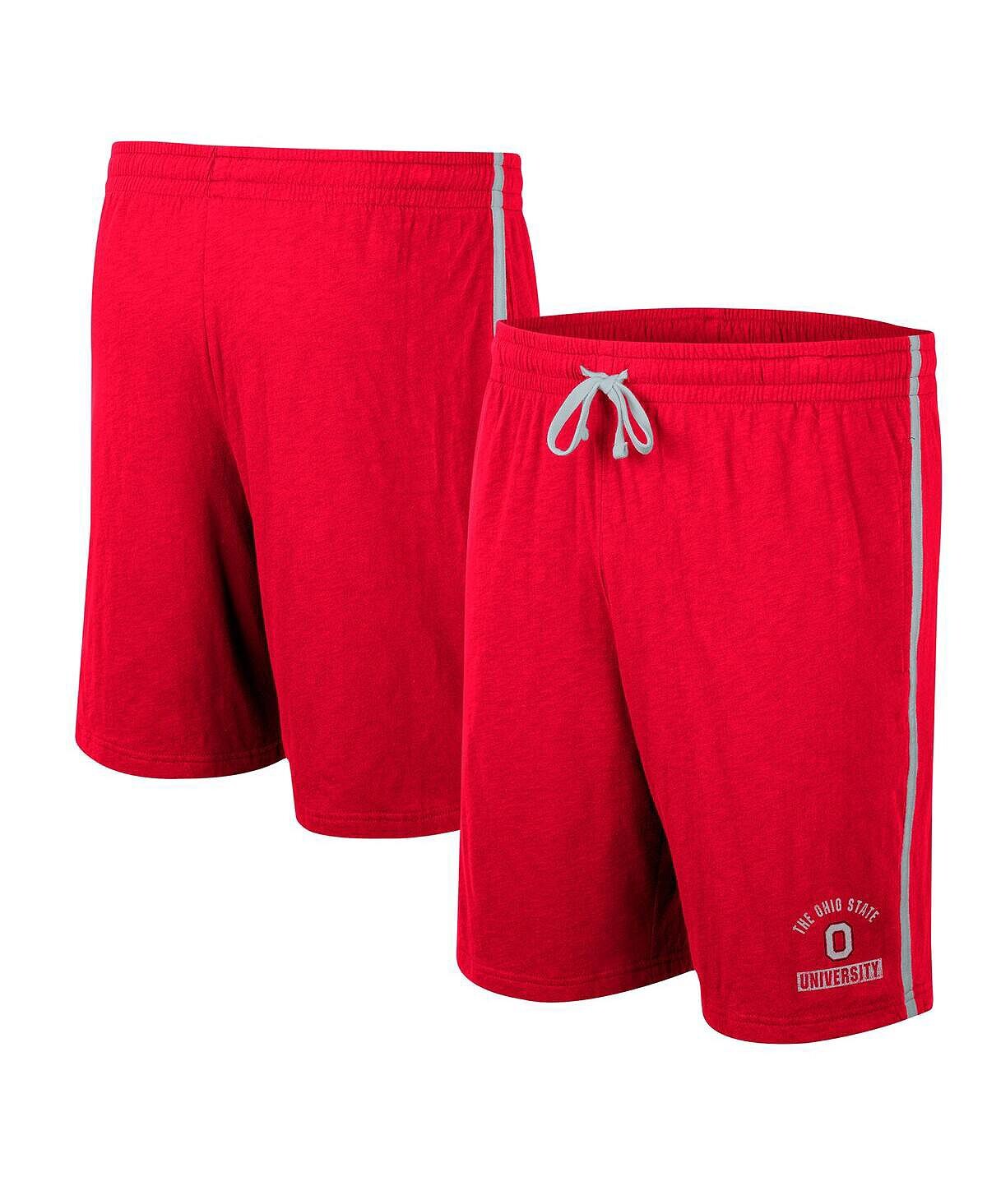 

Мужские шорты scarlet ohio state buckeyes thunder slub Colosseum