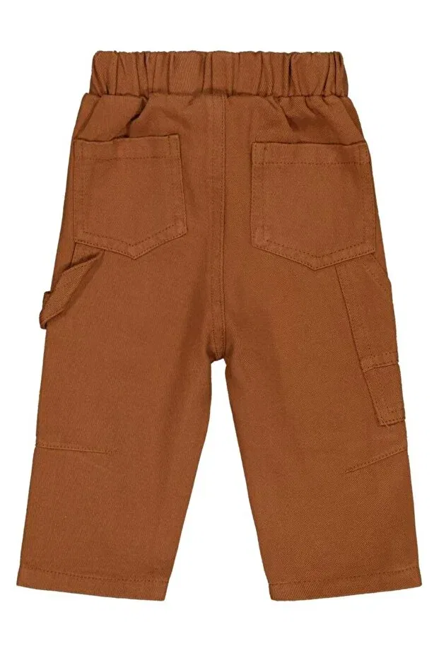 Детские брюки для девочек зауженные Civil Baby, Light-Brown — фото 2