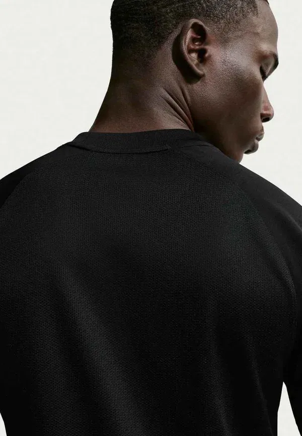 Футболка хлопковая Dri-fIT Park VII Nike Performance черный — фото 3