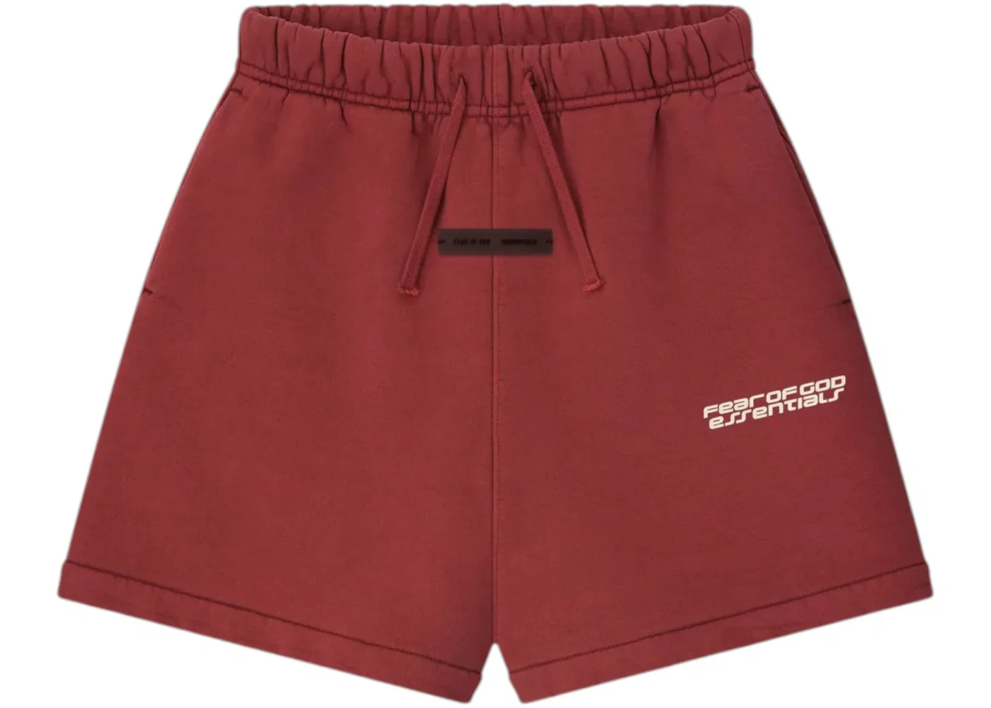 Детские шорты из плотного флиса Fear of God Essentials Sweatshort, Crimson