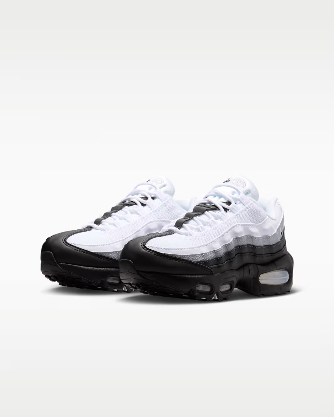 Кроссовки детские Nike Air Max 95 Big Bubble, белый/серый/чёрный — фото 3