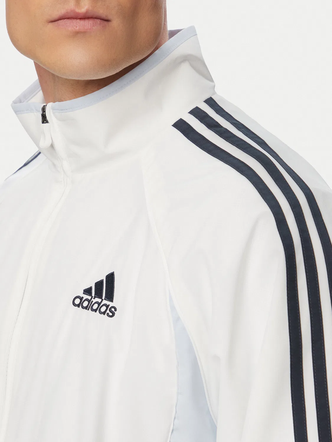 Мужская толстовка небесно-голубая свободного кроя adicolor Teamgeist Adidas, голубой — фото 4