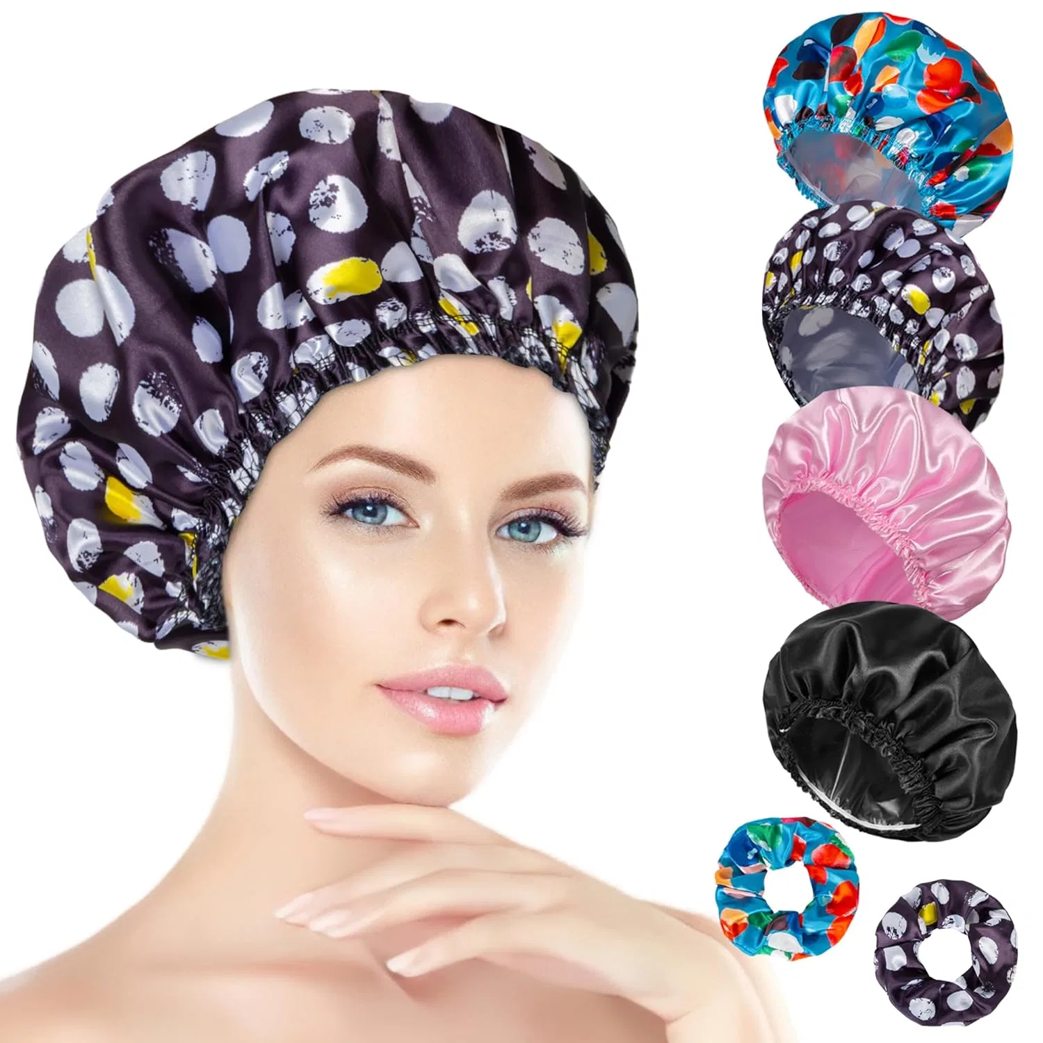 Шапочка для душа Set of 4, Happtiger, +2 Hair Bands