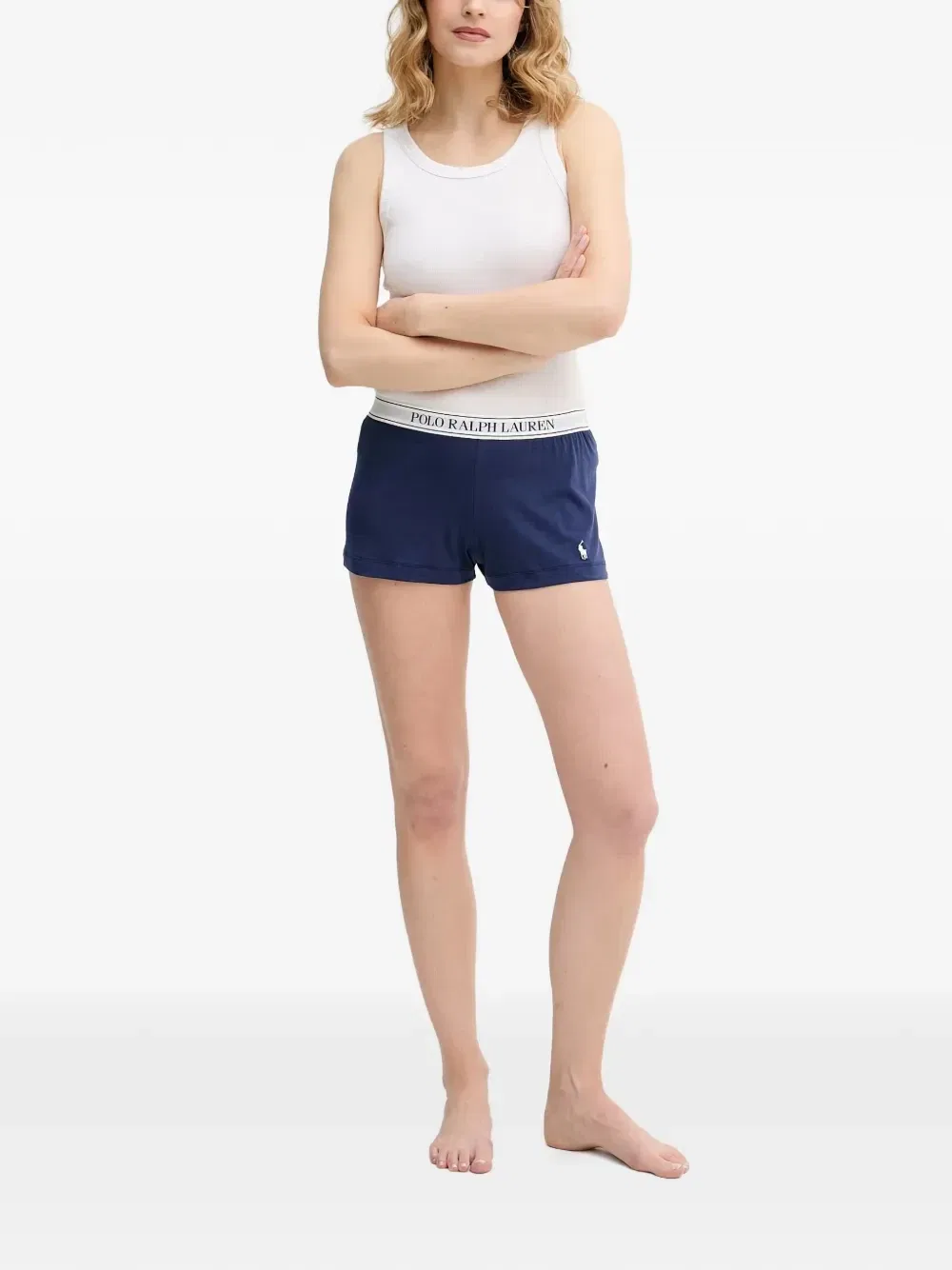 Трусы с логотипом на поясе Polo Ralph Lauren, синий