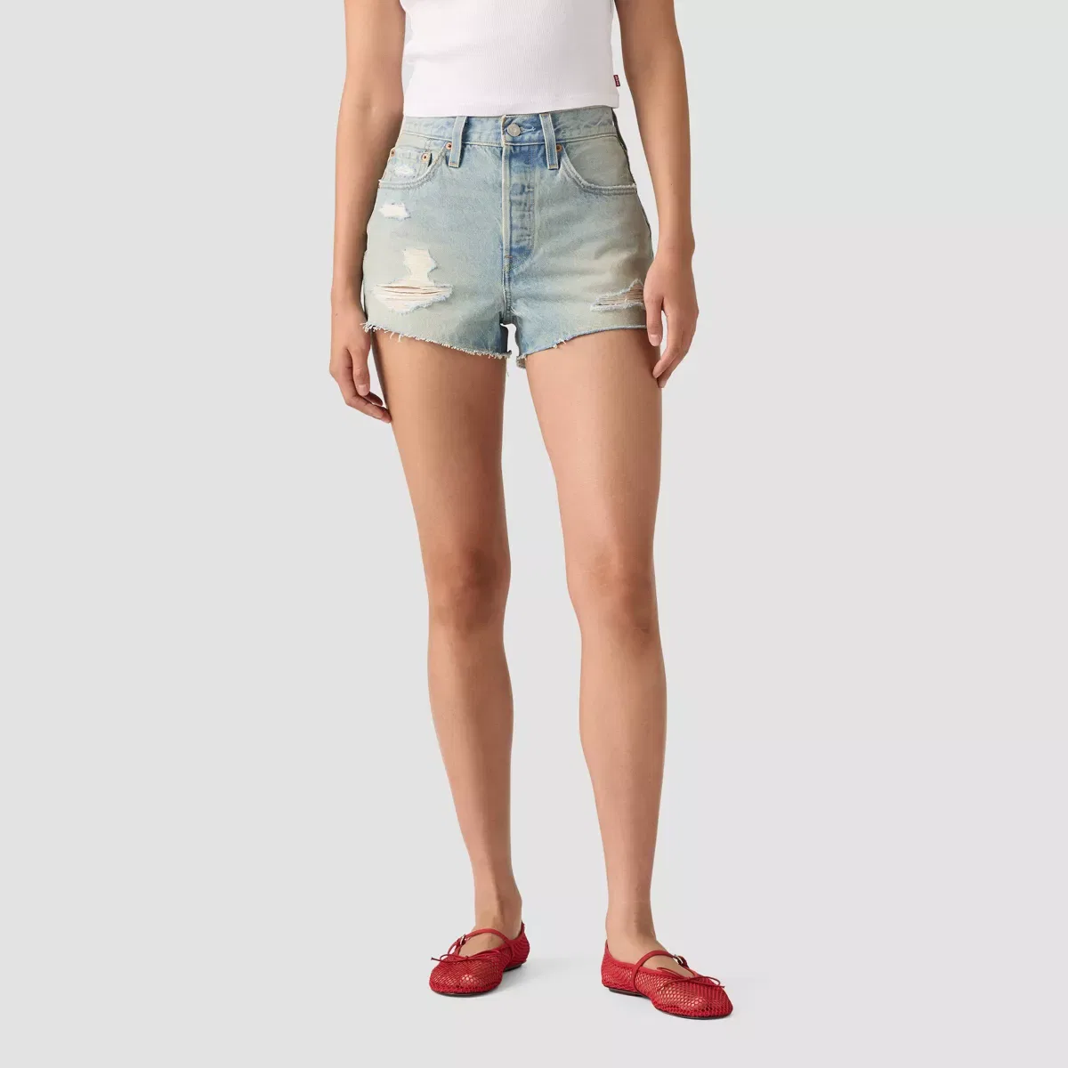 Женские шорты джинсовые с высокой посадкой 501 Original Fit Levi's, Extended Vacation