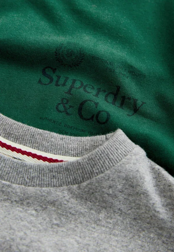 Футболки комплект 3 шт Regular fit Superdry & Co green blue, синий/зеленый — фото 3