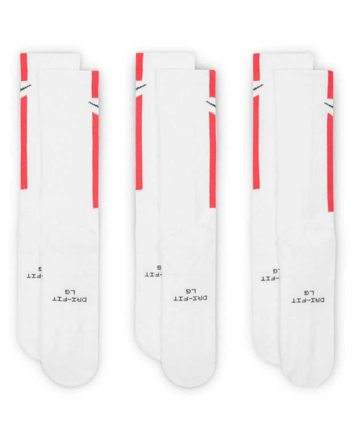 Унисекс носки с поддержкой свода стопы, комплект из 3 пар, Nike Everyday Elevated Crew Socks, Multi-Color — фото 3