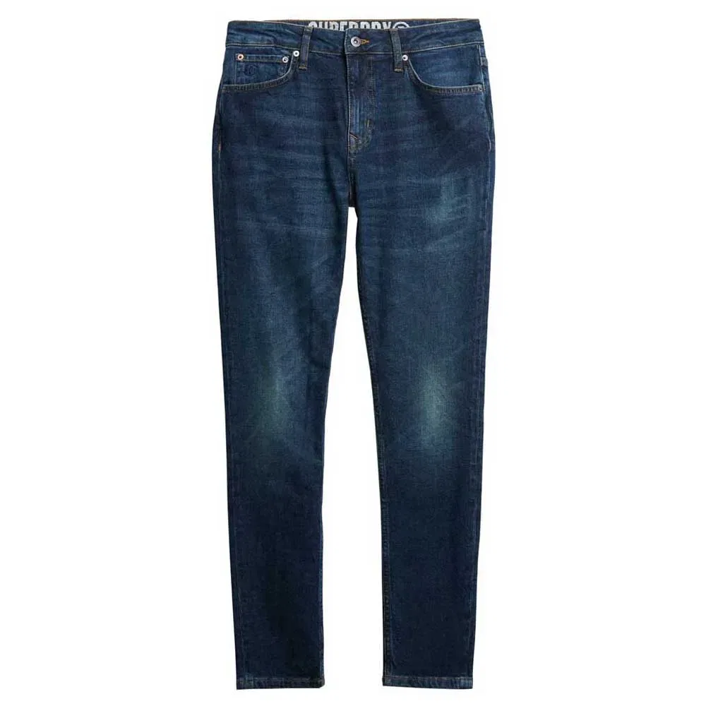 Джинсы скинни Superdry Vintage, синий — фото 3