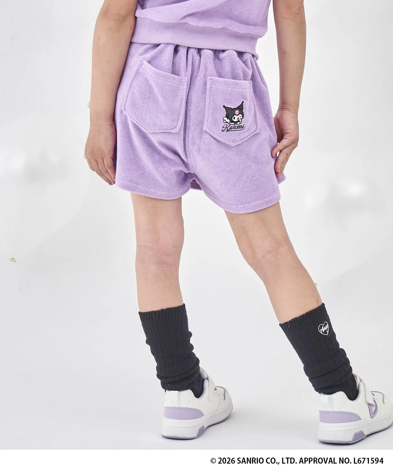 Детская юбка-шорты с воланами, с карманами, модель Cinnamoroll & Kuromi ANAP kids, Light Blue — фото 4
