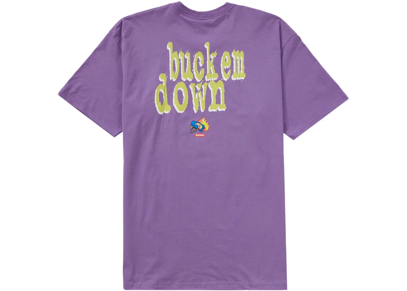 Мужская футболка с принтом Supreme Enta Da Stage Tee, Purple — фото 2