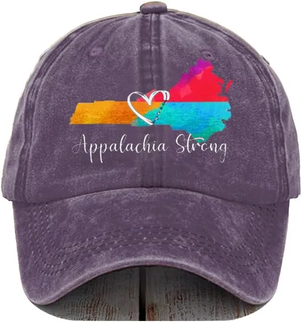 Женская футболка с принтом Appalachia Strong, Purple