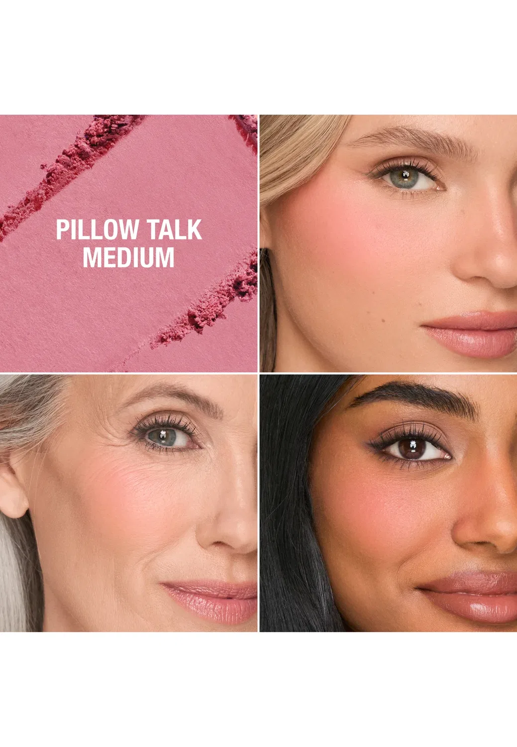 Румяна Pillow Talk с эффектом безупречного румянца и размытия контуров лица - румяна Charlotte Tilbury, Pillow Talk Medium, 8 гр — фото 2