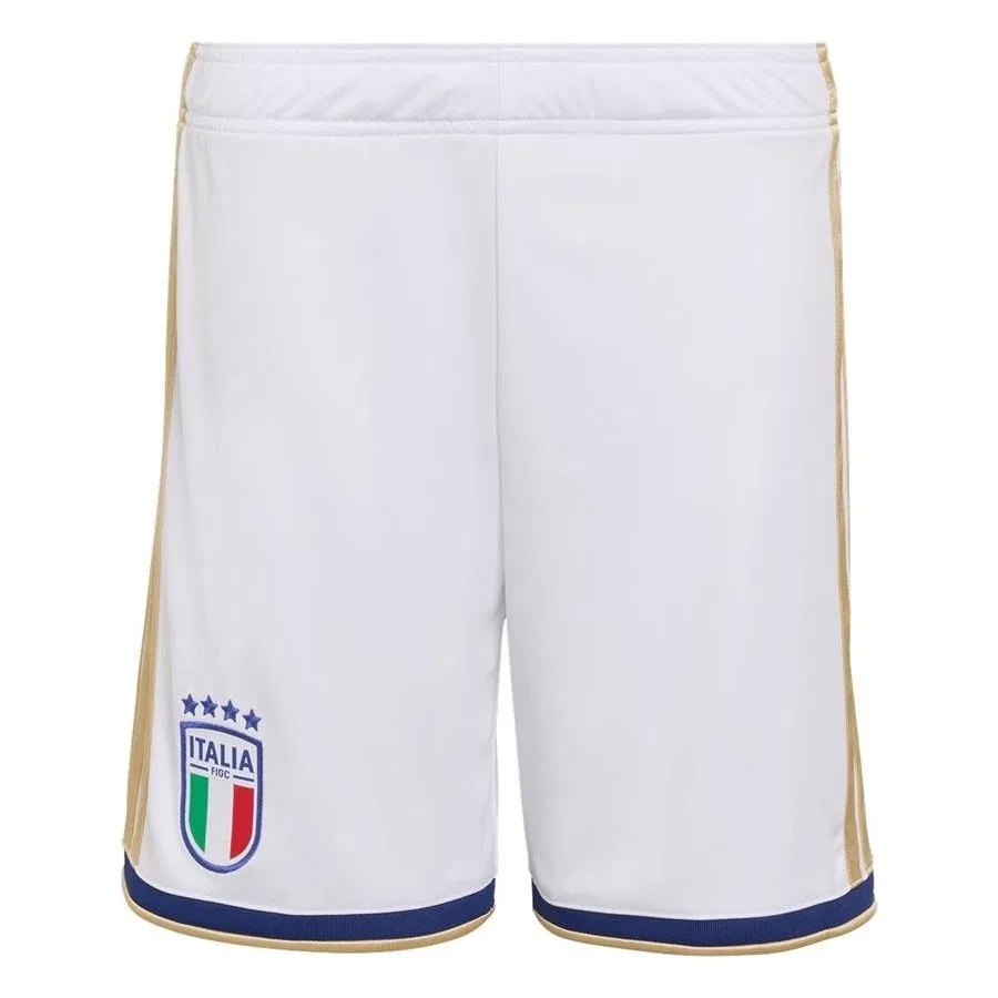 Детские спортивные шорты с принтом FIGC H Sho Y adidas, Белый