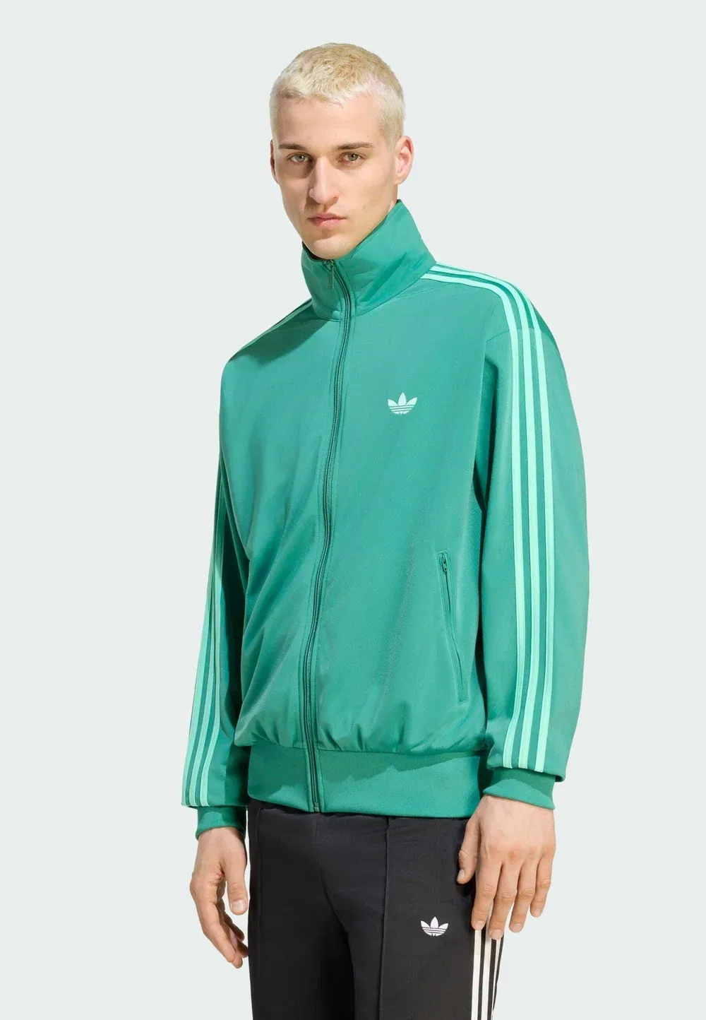 Firebird tt - тренировочная куртка Adidas Originals, Blanch Green Pulse Mint