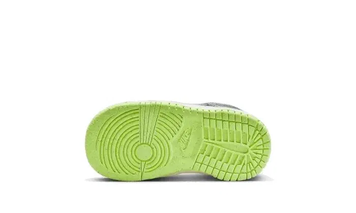 Детские кроссовки с низким силуэтом Dunk Low Shadow Nike, Iron Grey Phantom Ghost Green — фото 3